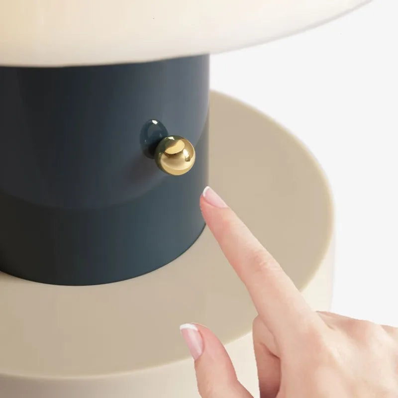 Cordless Mushroom Table Lamp