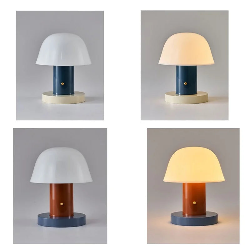 Cordless Mushroom Table Lamp