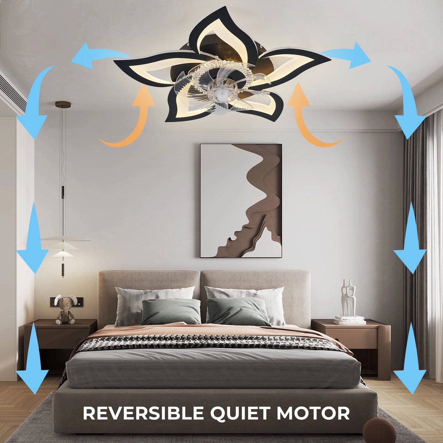 Ceiling Fans With Lights Smart Switch Modern Led