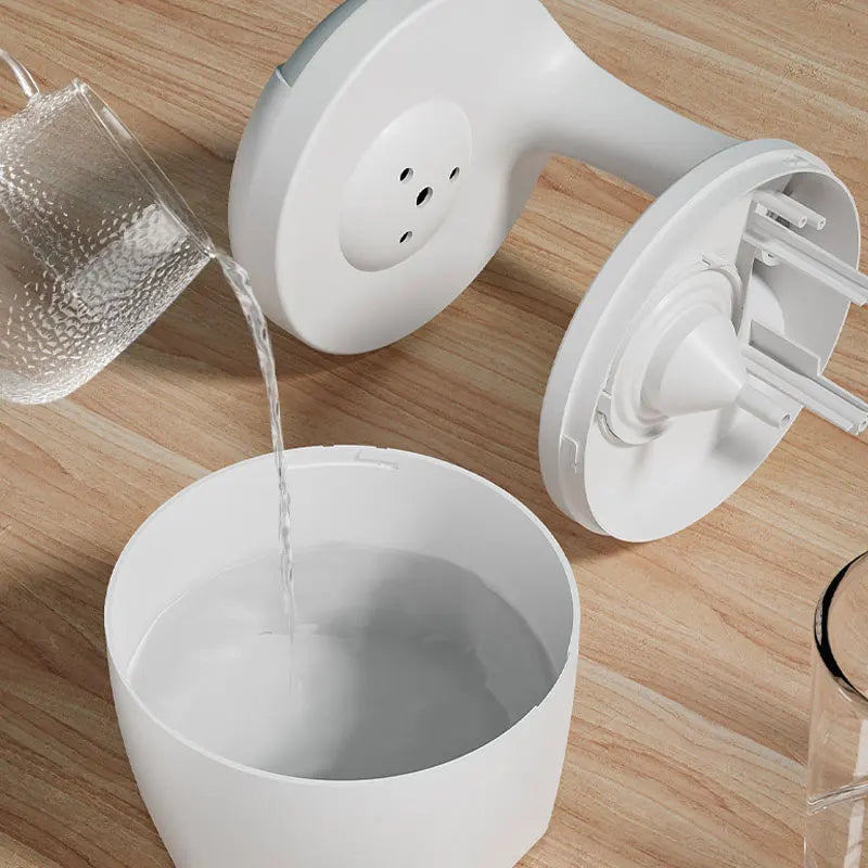 Brightique Anti Gravity Humidifier with LED Clock Display,Floating Water Droplet Humidifier - for Home Deco
