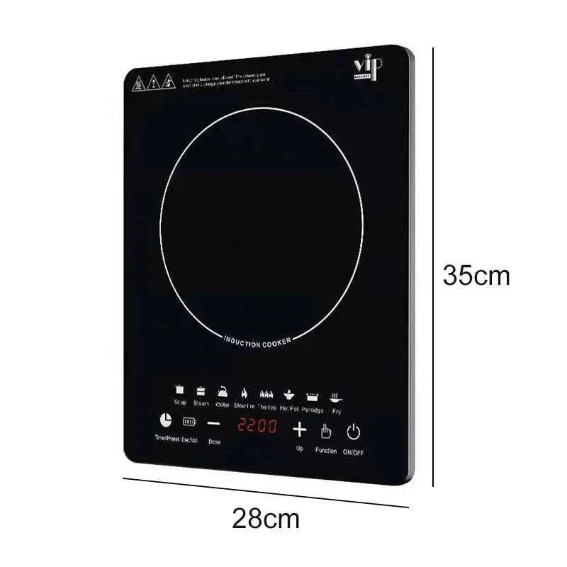 Brightique Multi-functional Home Cooking Induction Stove 110V~220V Touch Control 2200W Timeable Intelligent Energy-saving Induction Cooker
