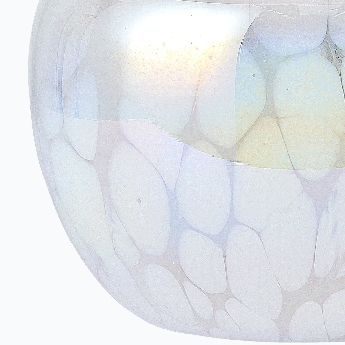 Blush Pink Hand-Blown Glass Table Lamp