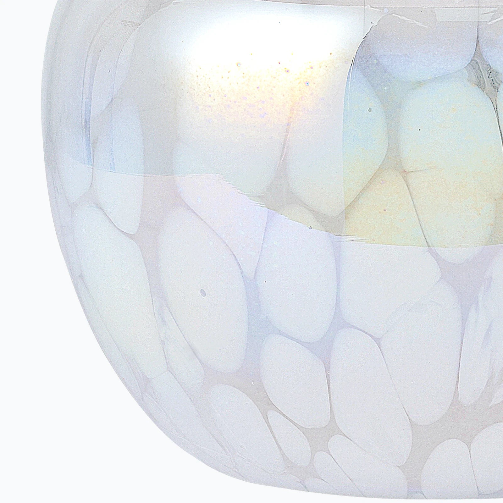 Blush Pink Hand-Blown Glass Table Lamp