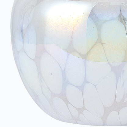 Blush Pink Hand-Blown Glass Table Lamp