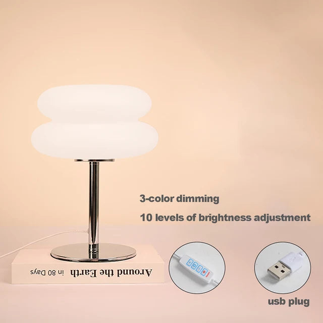 Bauhaus retro table lamp plastic lamps bedroom