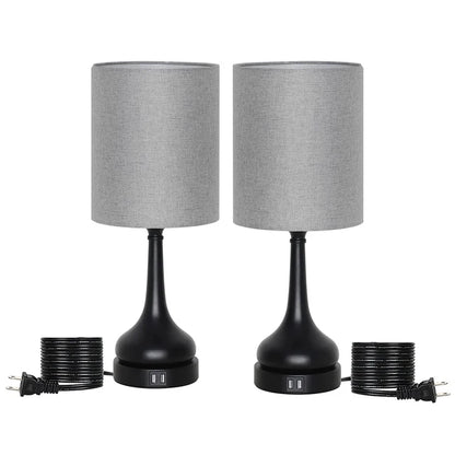 Bedside Lamp Bedroom Table Lamp Set of 2 Table Lamps with Touch Control