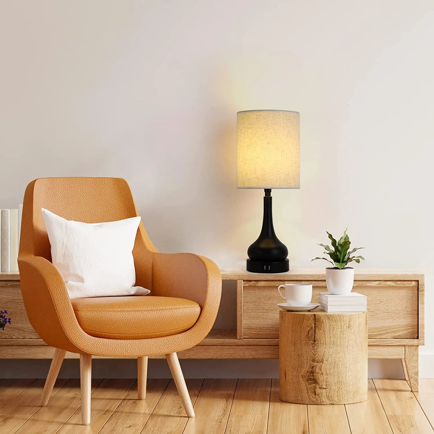 Bedside Lamp Bedroom Table Lamp Set of 2 Table Lamps with Touch Control