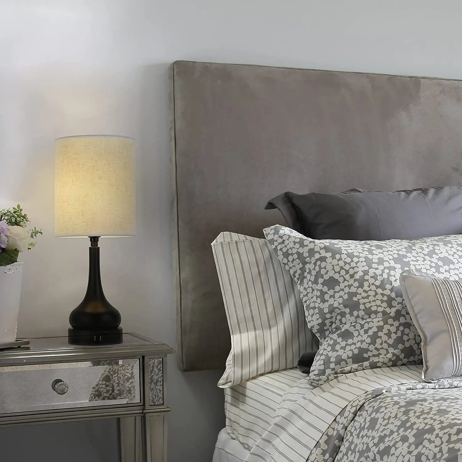 Bedside Lamp Bedroom Table Lamp Set of 2 Table Lamps with Touch Control