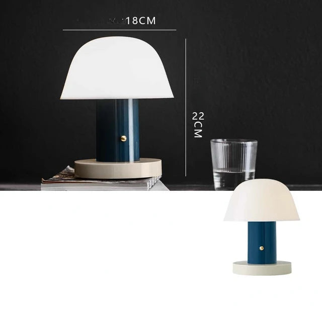 Cordless Mushroom Table Lamp
