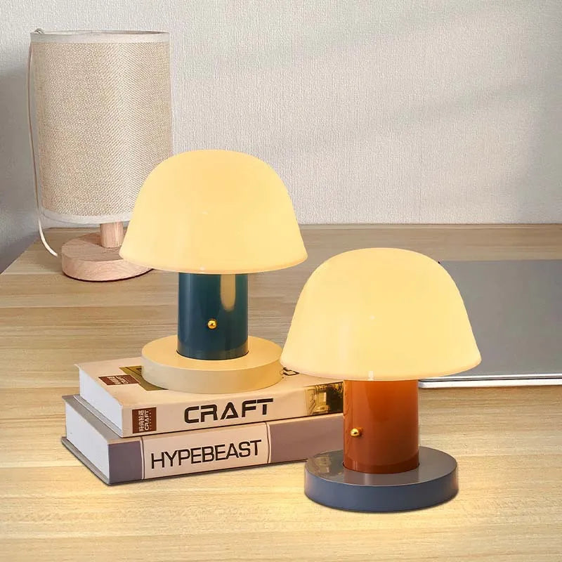Cordless Mushroom Table Lamp