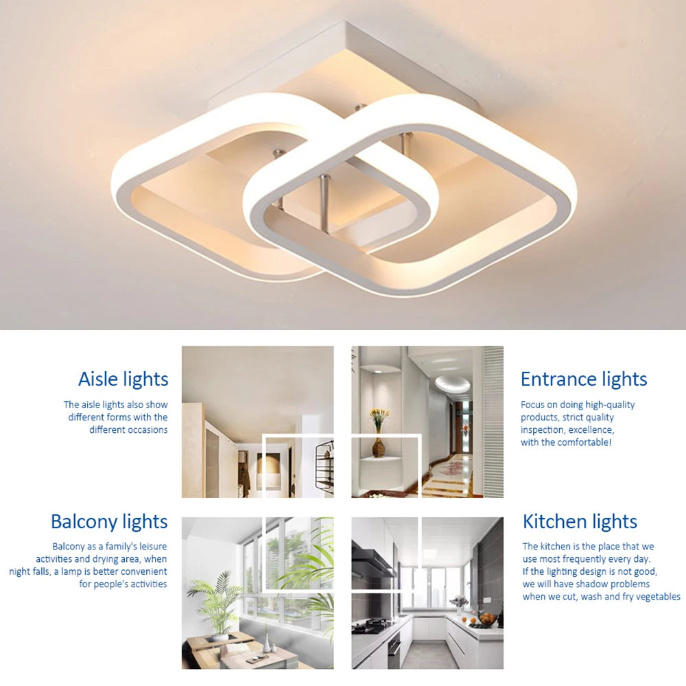 Chandelier Led Corridor Ceiling Lamp