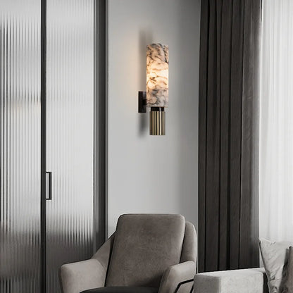 Luxury Natural Marble Wall Lamp