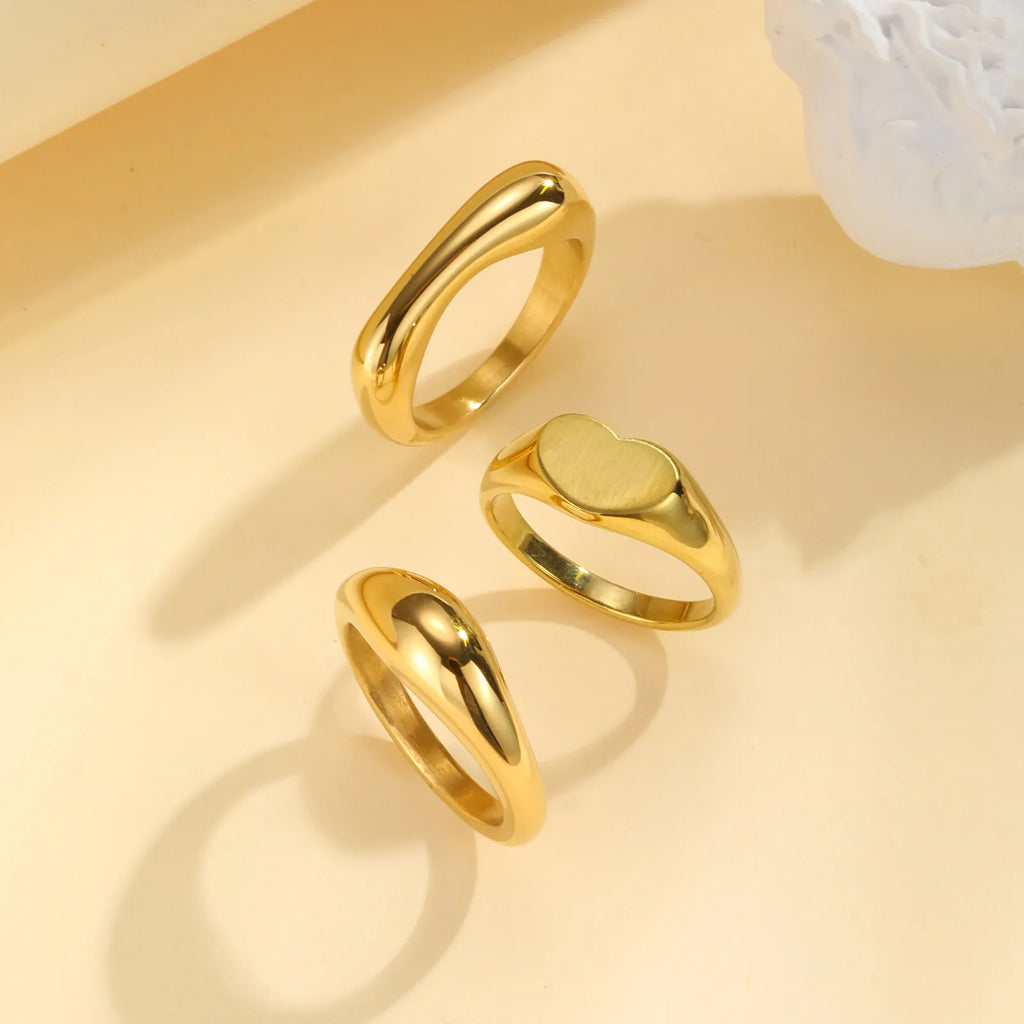 Chunky Dome Rings for Women