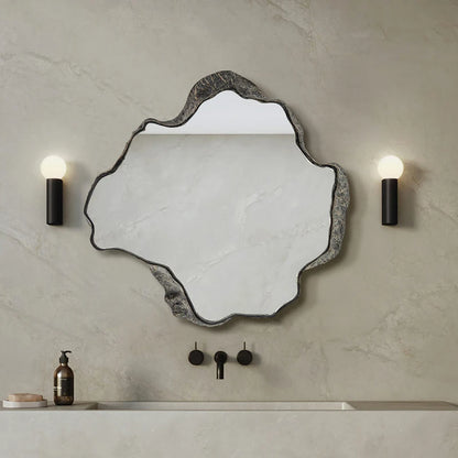 Brightique Hanging Creative Mirror Art Makeup Mirror Irregular Shaped Living Room Decoration Mirrors Dekoracyjne Lustra Home Decoration