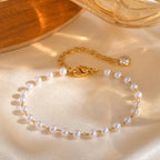Elegant Simulated Pearl Beads Bracelets