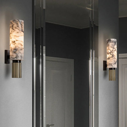 Luxury Natural Marble Wall Lamp
