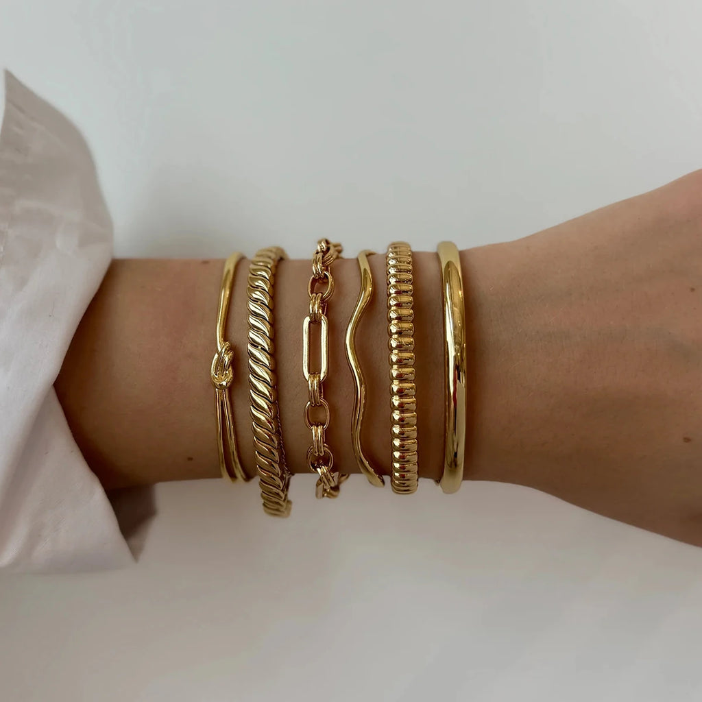 Geometric Chain Bracelet