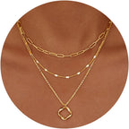 Layered Gold Necklaces