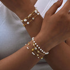 Elegant Simulated Pearl Beads Bracelets