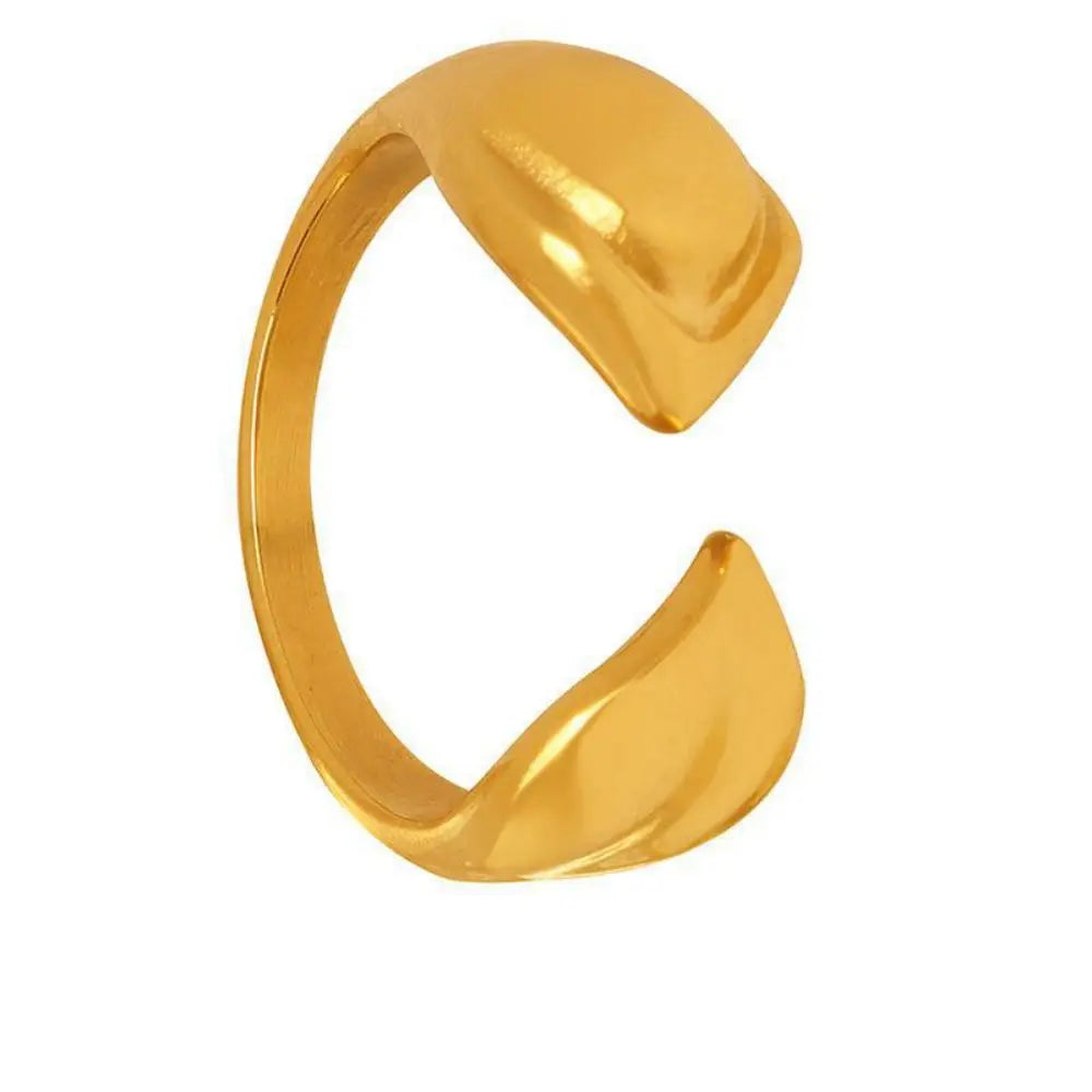 Brightique 18K Gold-Plated Cocktail Ring