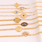 Evil Eyes Chain Bracelet