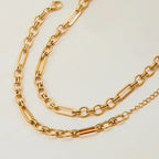 Geometric Chain Bracelet