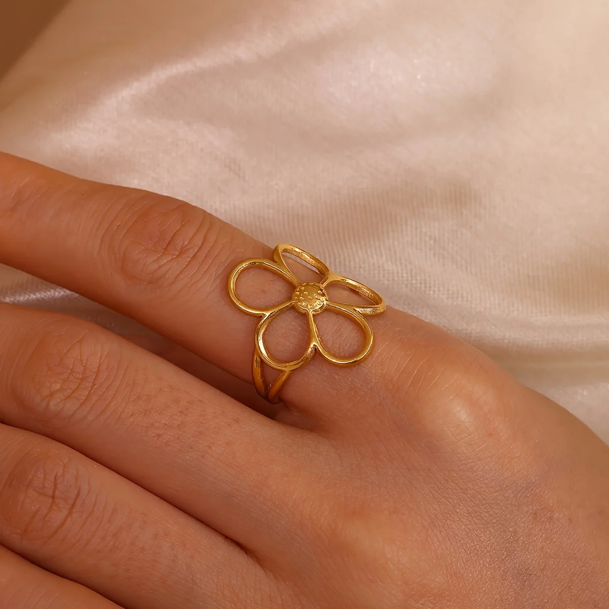 Big Bloom Flower Rings For Women