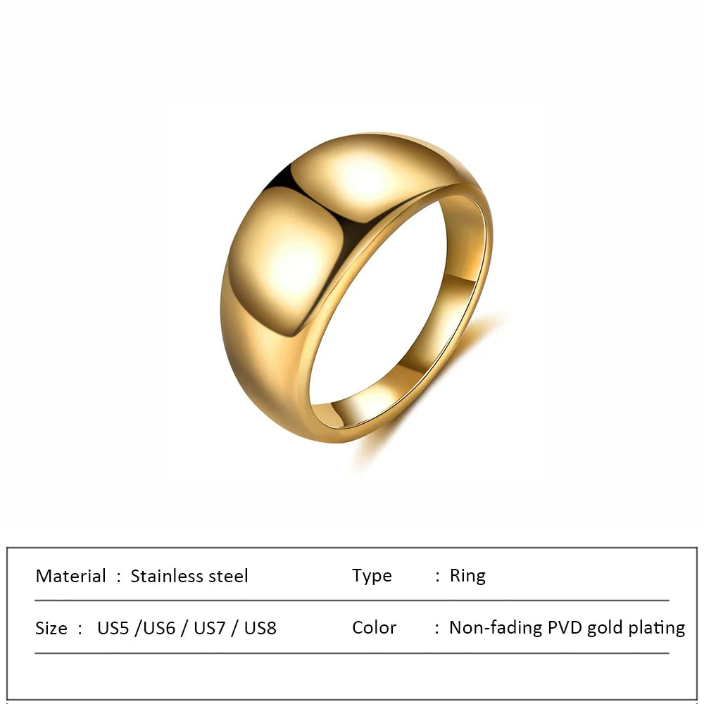 Brightique 18K Gold-Plated Cocktail Ring
