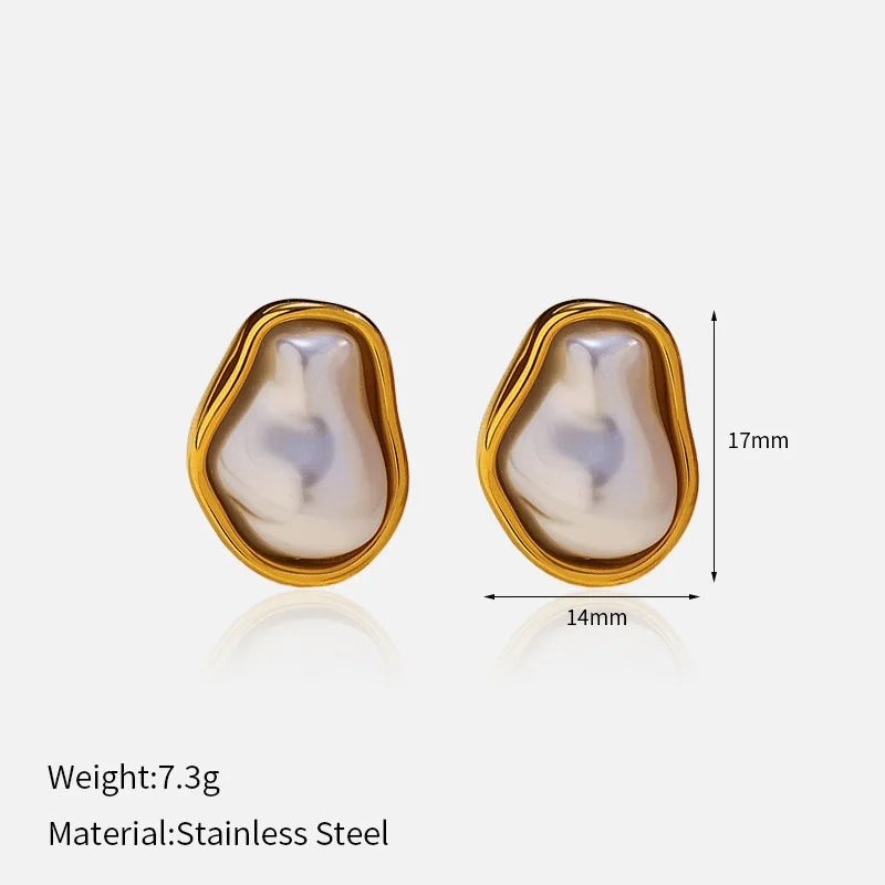 Titanium Steel Stud Earrings