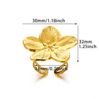 Big Bloom Flower Rings For Women