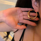 Chunky Hoop Earrings