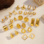 Titanium Steel Stud Earrings