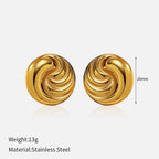 Titanium Steel Stud Earrings