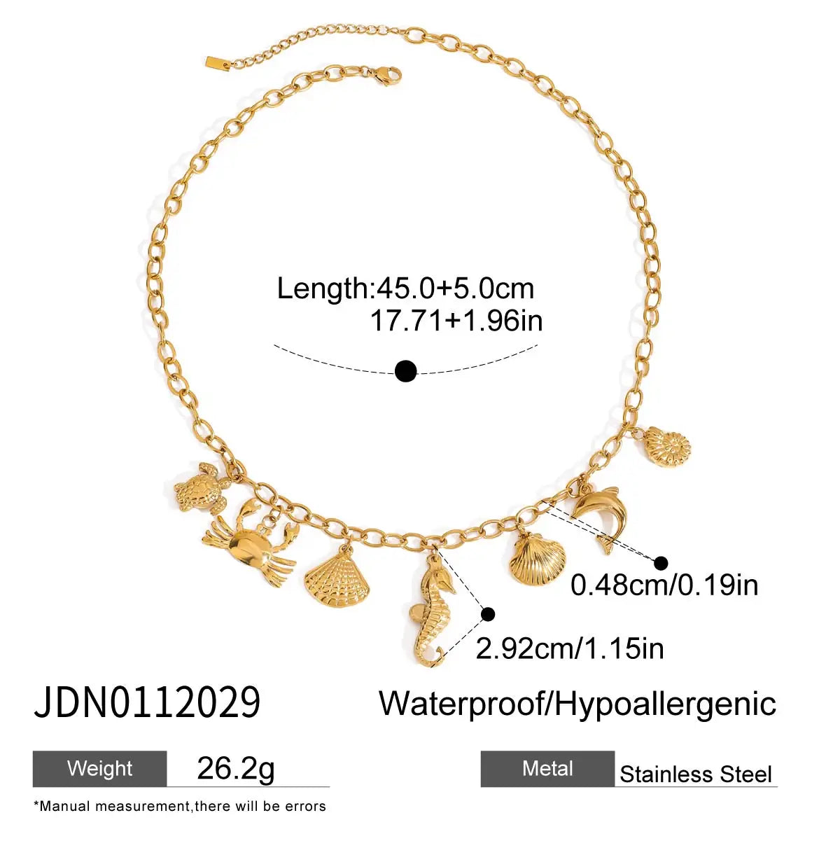 Beach Ocean Wind Conch Freshwater Pearl Pendant Necklace