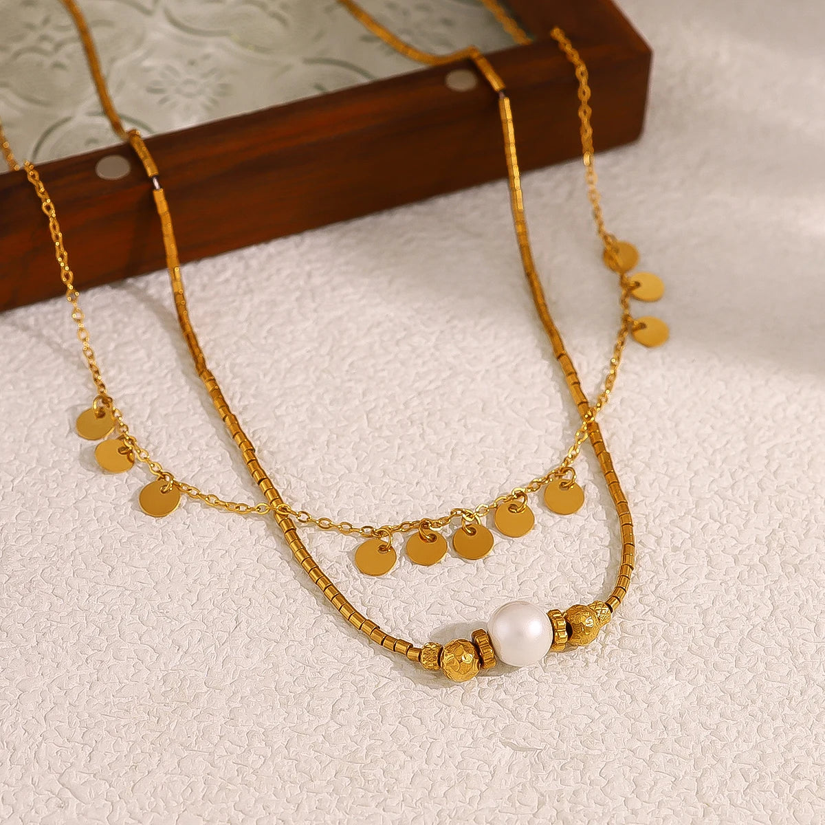 Retro Chic Beaded Choker