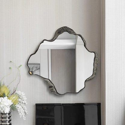 Brightique Hanging Creative Mirror Art Makeup Mirror Irregular Shaped Living Room Decoration Mirrors Dekoracyjne Lustra Home Decoration