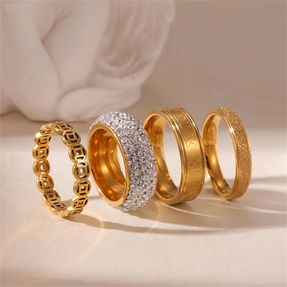 18K Gold-Plated Zircon Ring