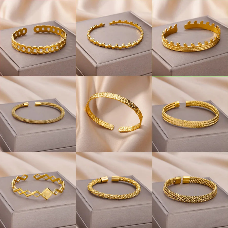 Adjustable Bangle Bracelets