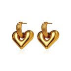 Titanium Steel Stud Earrings