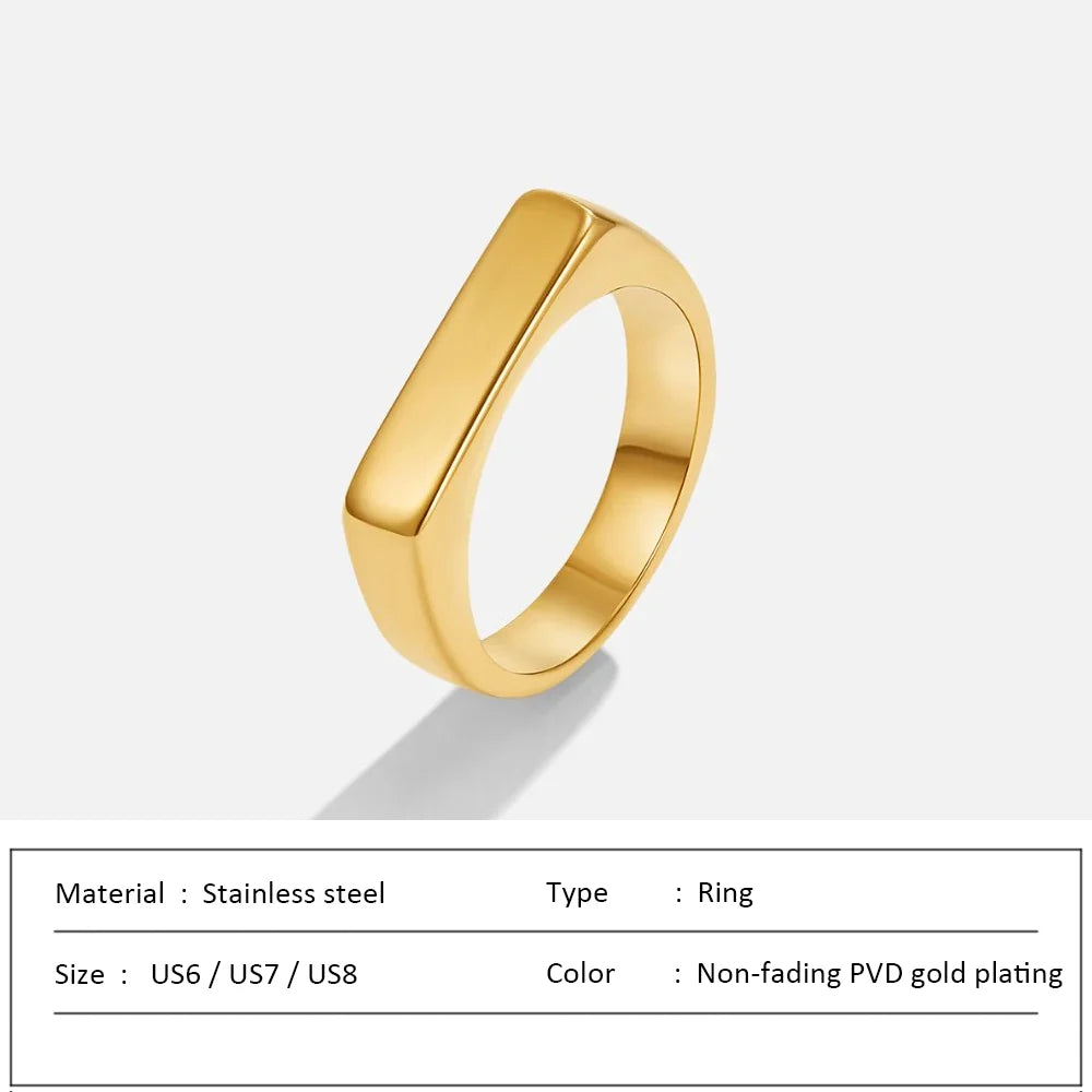 Brightique 18K Gold-Plated Cocktail Ring