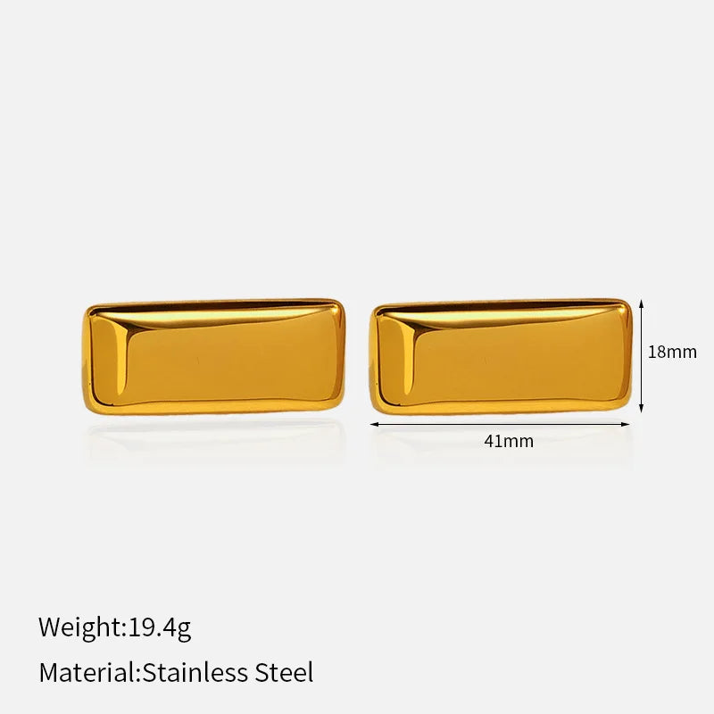 Titanium Steel Stud Earrings