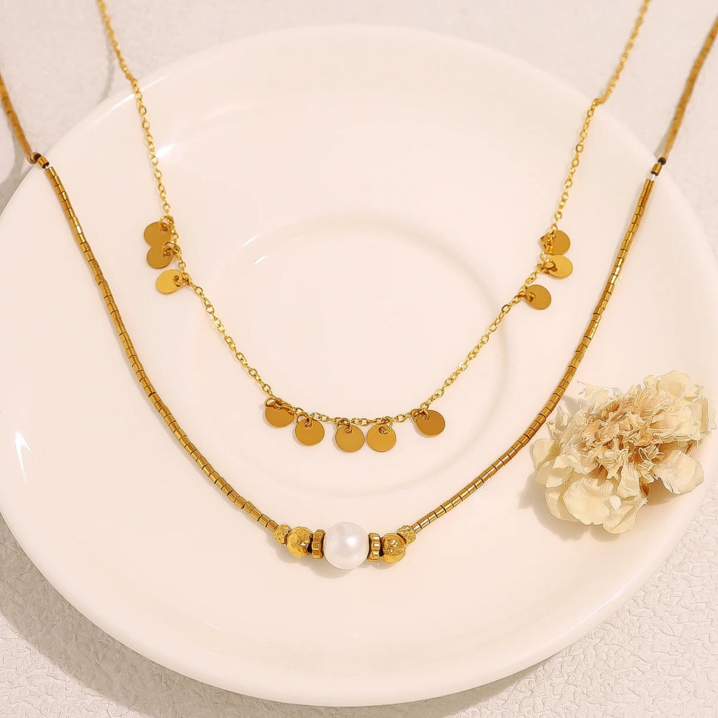 Retro Chic Beaded Choker