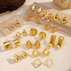 Titanium Steel Stud Earrings