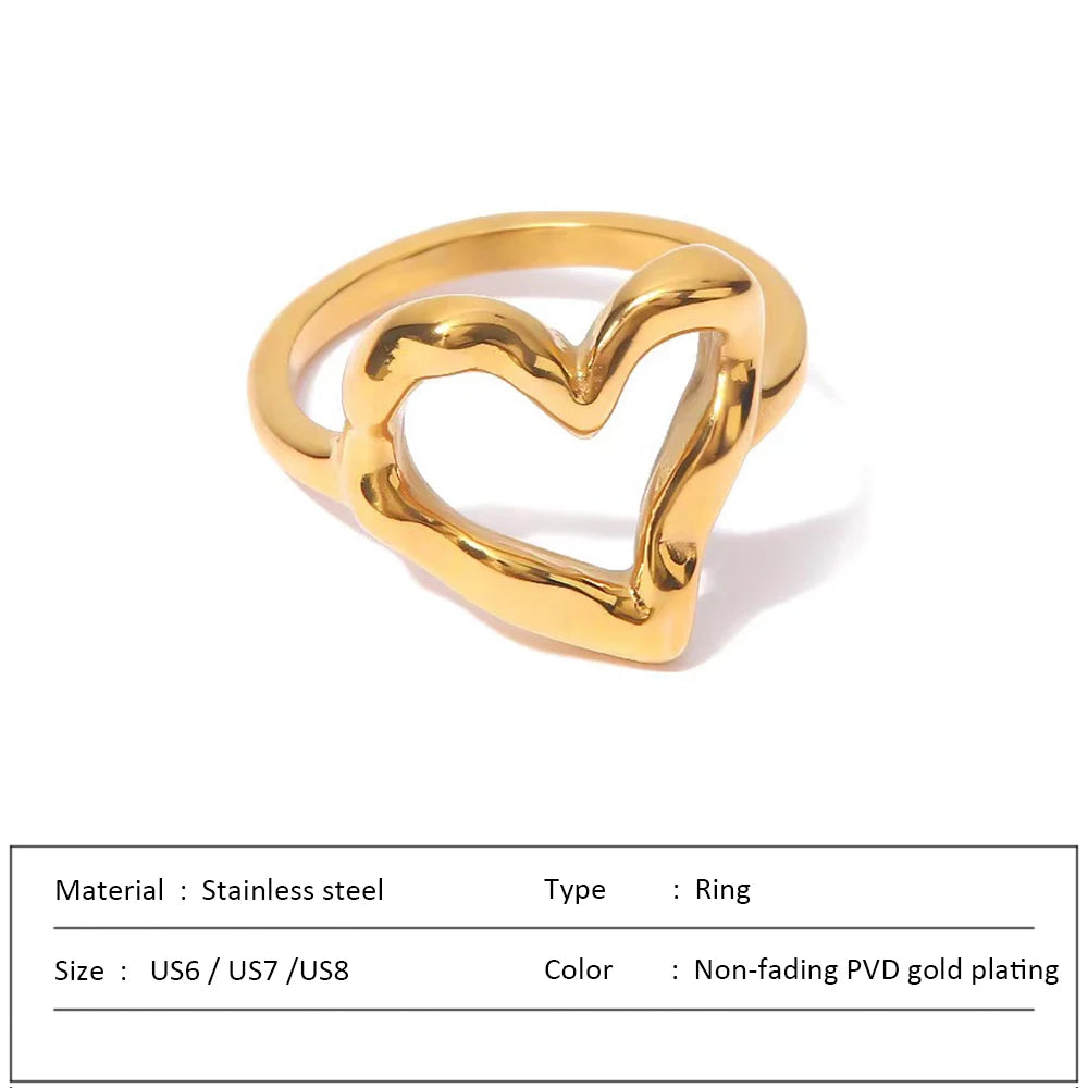 Brightique 18K Gold-Plated Cocktail Ring