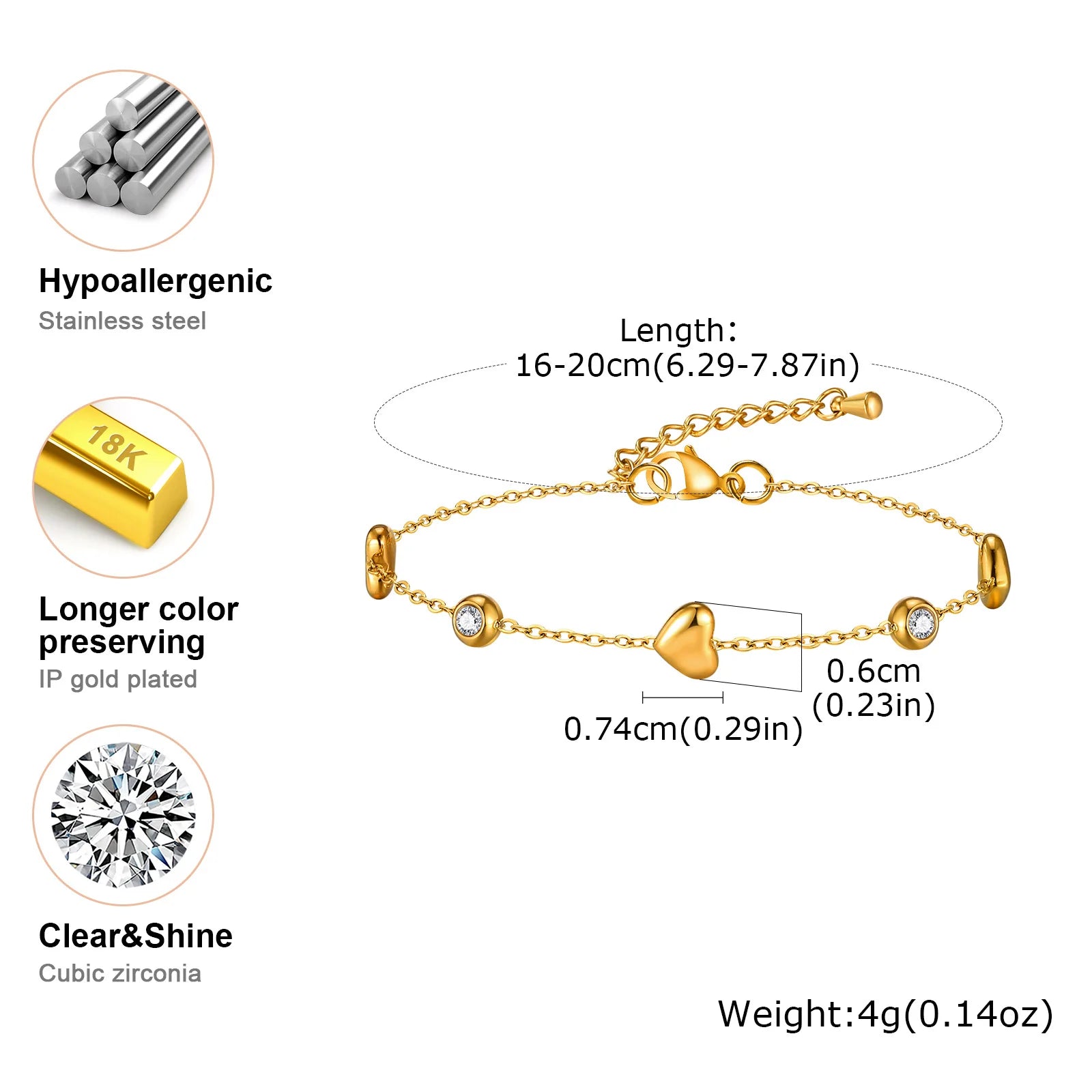 Elegant Simulated Pearl Beads Bracelets