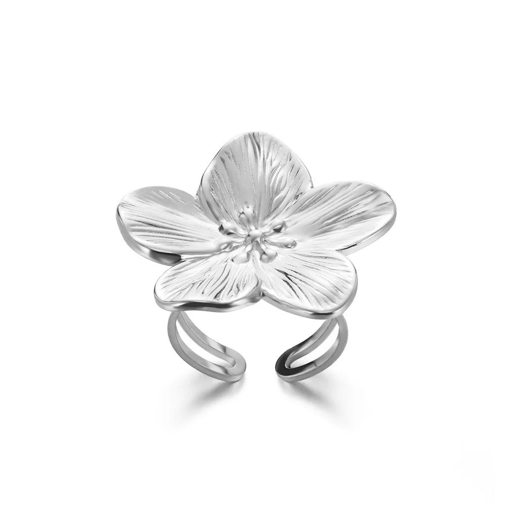 Big Bloom Flower Rings For Women