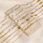 Elegant Simulated Pearl Beads Bracelets