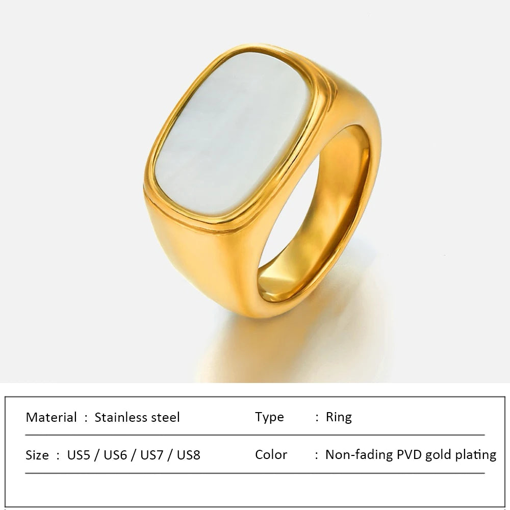 Brightique 18K Gold-Plated Cocktail Ring