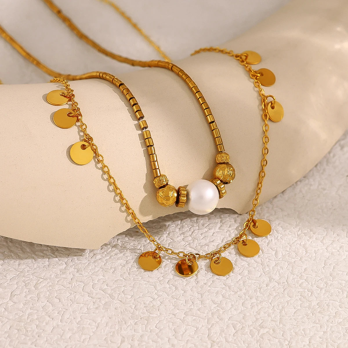 Retro Chic Beaded Choker