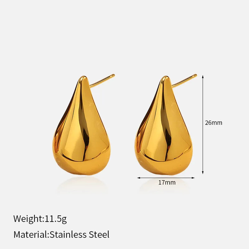 Titanium Steel Stud Earrings